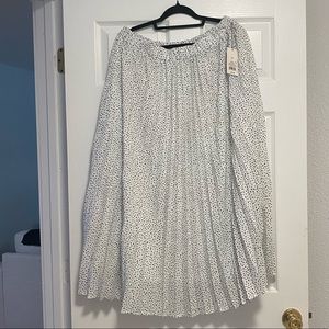 Black/White Polka Dot Skirt